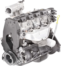 General Motors 1.6 Liter Vortec Industrial Engine back view General Motors 1.6 Liter Vortec Industrial Engine back view
